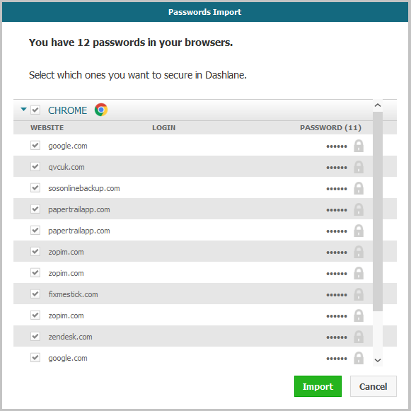 dashlane password