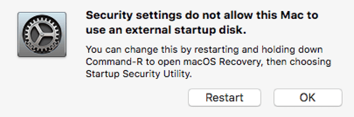 change mac security settings